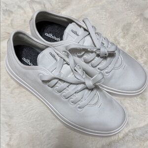 allbirds White Low-Top Canvas Piper Sneakers 8 NIB